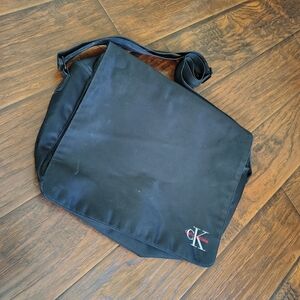 Vintage Y2K Calvin Klein Black Messenger Bag